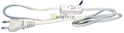 Flexo vezeték 2 x 0,75mm 2m-es kapcsolóval