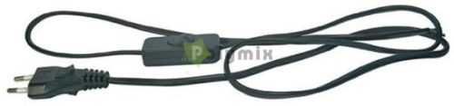 Flexo vezeték 2 x 0,75mm 2m-es kapcsolóval