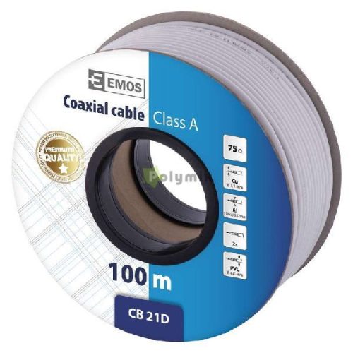 Koax kábel CB21D 100m