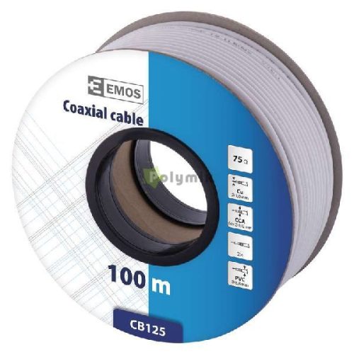 Koax kábel CB125 100m