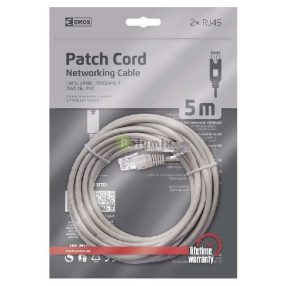 UTP patch kábel CAT5E PVC 5m
