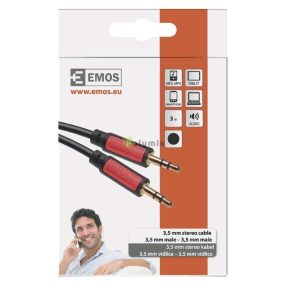 3,5mm st/m-3,5mm st/m 3m fekete