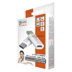 USB adapter micro B/F - USB C/M