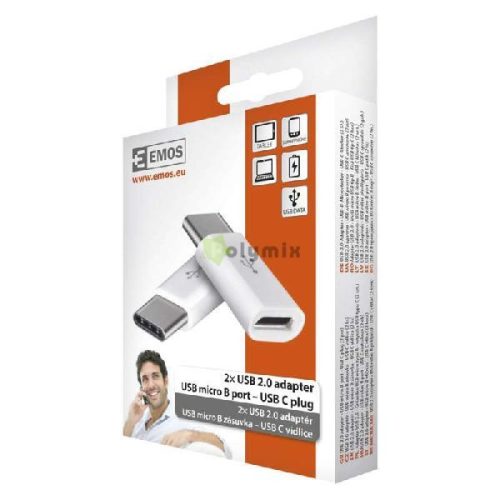 USB adapter micro B/F - USB C/M