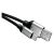 USB kábel 2.0 A dugó - C dugó 1m fekete