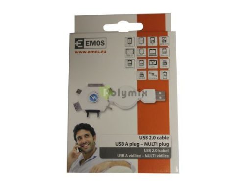 USB 2.0 A/M - MULTI/M 0,8M