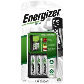 Akkutöltő Quattro Maxi + 4db 2000mAh AA