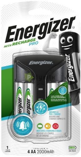 Akkutöltő Quattro Pro+ 4db 2000mAh AA
