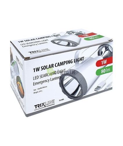 1W LED napelemes kempinglámpa