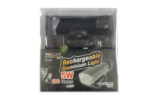 5W CREE LED akkumulátoros kerékpárlámpa TR238