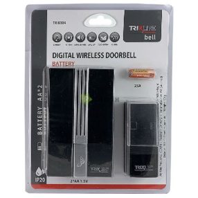 Vezetéknélküli csengő (2xAA+1X23A)