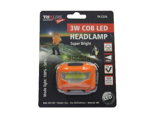3W COB fejlámpa TRC226