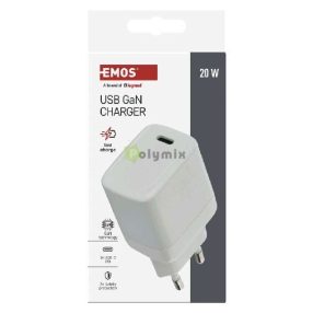 EMOS Univerzális USB töltő GaN PD 20 W max.
