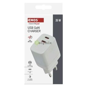 EMOS Univerzális USB töltő GaN PD 35 W max.
