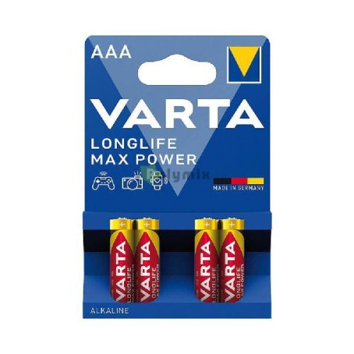 LR03 Longlife Max Power mikroceruza C/4 tartós elem