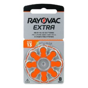Rayovac hallókészülék elem 13 (PR48) C/8