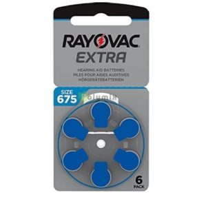 Rayovac hallókészülék elem 675 (PR44)
