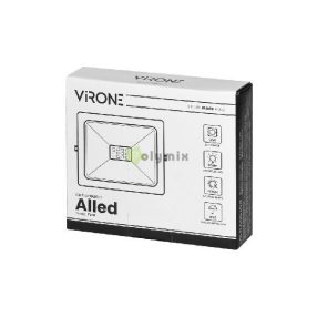 10W LED fényvető IP65 4000K fekete