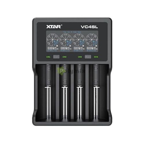 VC4SL akkutöltő 4db lithium/Ni-Mh/Ni-Cd akkuhoz