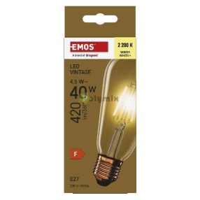   LED izzó Vintage ST64 / E27 / 4,5 W (40 W) / 420 lm / Meleg fehér