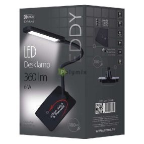 LED asztali lámpa EDDY fekete