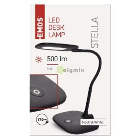 LED STELLA ASZTALI LÁMPA FEKETE