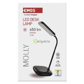 LED MOLLY ASZTALI LÁMPA FEKETE