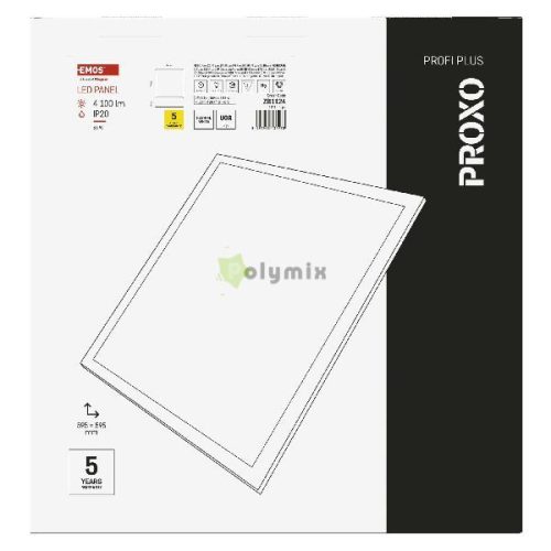 EMOS LED panel PROXO beépíthető 33W 4360lm IP20 term. fehér