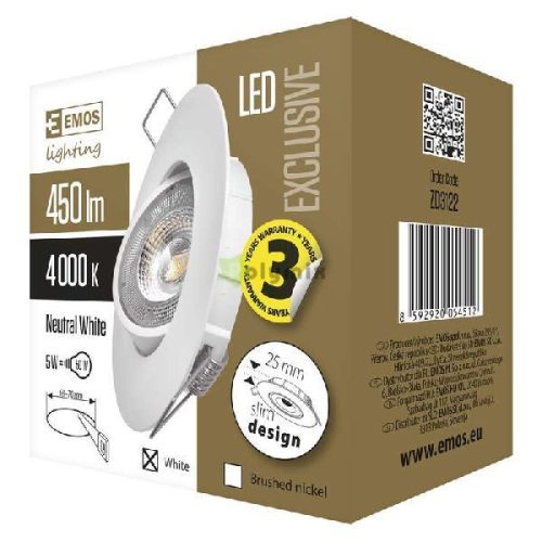 Exclusive 5W LED spotlámpa 4000K fehér