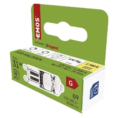 30W-G9 ECO halogén izzó