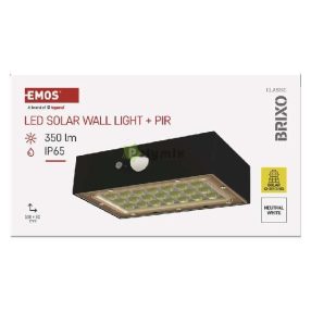   EMOS LED lámpatest BRIXO PIR, 350lm IP65 természetes fehér