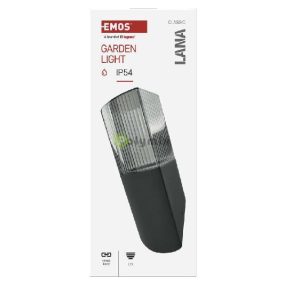 LED kerti fali lámpa, 10,6 x 8,8 x 28, cm, 1 x E27, 25 W