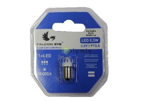 LED izzó 3V-0,5W-P13,5