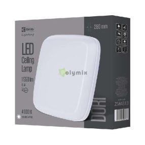 Dori LED mennyezeti lámpa négyzet 18W IP54 4000K