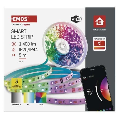GoSmart LED szalag WiFi 5m, 22W, 1000lm, RGB/CCT