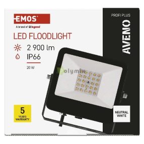 EMOS AVENO LED reflektor 20W 2 900lm természetes fehér