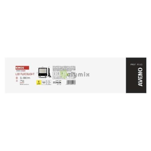 EMOS AVENO LED reflektor 200W 32 000lm természetes fehér