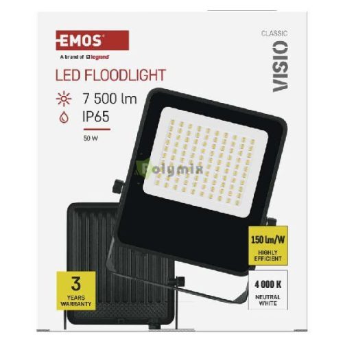 VISIO LED reflektor 50 W természetes fehér