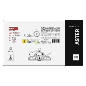   EMOS LED HIGHBAY ipari mennyezeti lámpa ASTER 100W IP65 120°